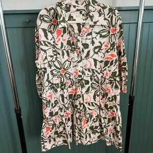 Anthropologie Maeve Bettina Tiered Dress size XL